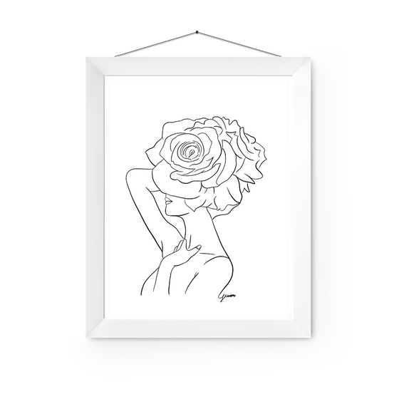 Flower Girl in love, digital painting by me : r/drawing